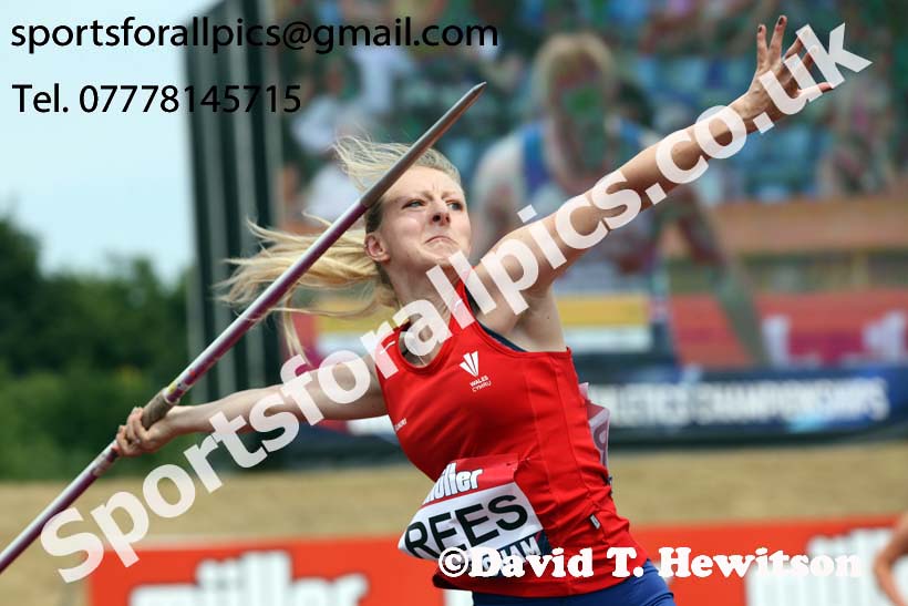 Womens javelin, Muller British Championships, Alexander Stadium, Birmingham. Photo: David T. Hewitson/Sports for All Pics
